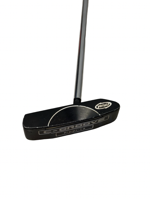 Vist Large View of Product Image Which is Used Yes! C-GROOVE Pippi-12 Golf Putter RH 34" w/ Black Widow Grip