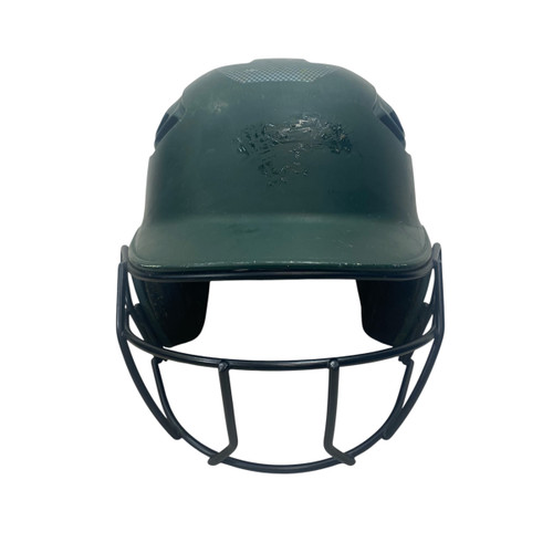 Vist Large View of Product Image Which is Used Rawlings R16J-R1 Batting Helmet No Mask Green SM