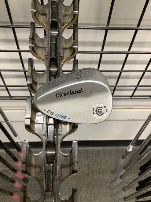 Vist Large View of Product Image Which is Used Cleveland CG ONE Golf Wedge Mens LH 60 Degree