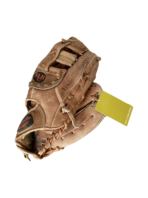 Vist Large View of Product Image Which is Used Louisville Slugger BIG DADDY BB/SB Glove RH Throw Tan 14"