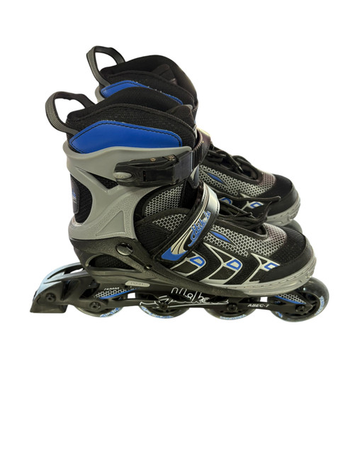 Vist Large View of Product Image Which is Used HIKOLE 6-8 Senior Rec Fitness Skates Black Adjustable