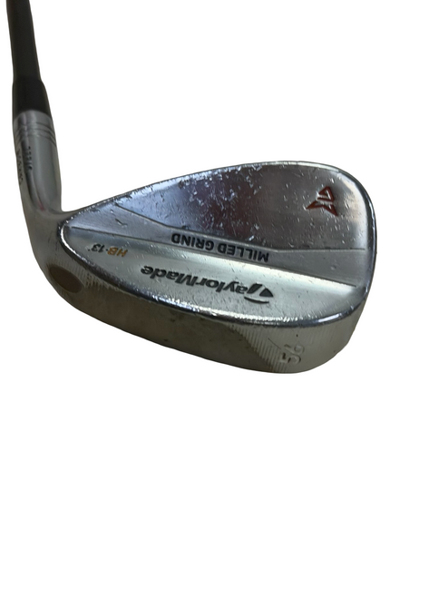 Vist Large View of Product Image Which is Used Taylormade MILLED GRIND HB-13 Golf Wedge Mens RH 56 Degree 35.25" w/ recoil ES 760 F2 Shaft