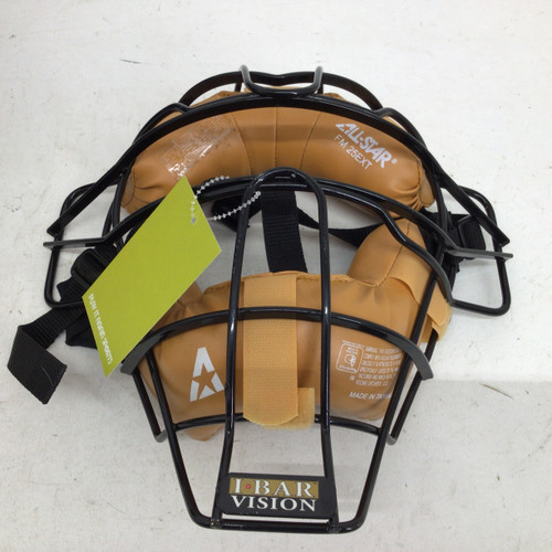 Vist Large View of Product Image Which is Used All Star FM 25EXT I-BAR VISION UMPIRE MASK Umpire Mask