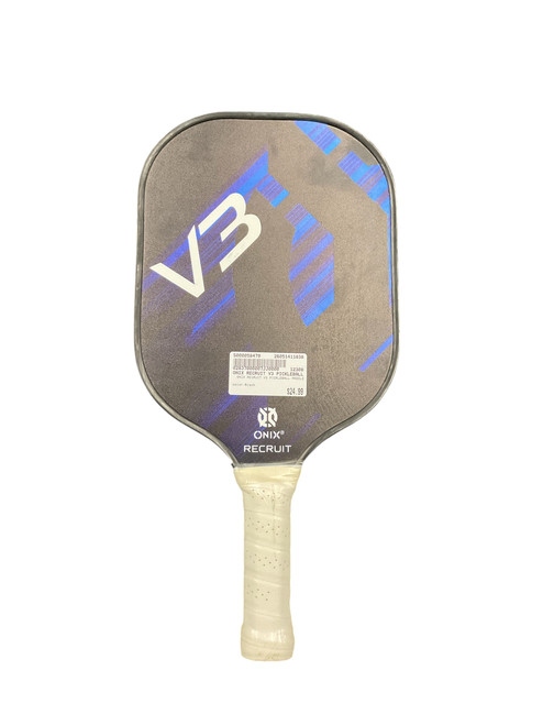 Vist Large View of Product Image Which is Used ONIX RECRUIT V3 PICKLEBALL PADDLE Pickleball Racquet Black