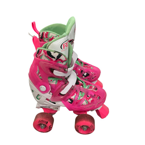 Vist Large View of Product Image Which is Used RollerDerby ADJ ROLLERSKATES 12-2 Child Roller Quad Skates Pink Adjustable