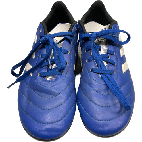 Vist Large View of Product Image Which is Used Adidas GOLETTO Soccer Cleats Royal Blue Junior 05.5