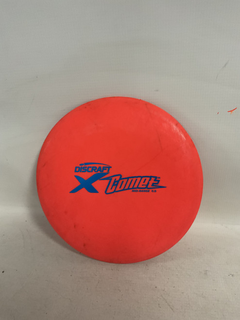 Vist Large View of Product Image Which is Used Discraft X COMET Disc Golf Mid Range Red