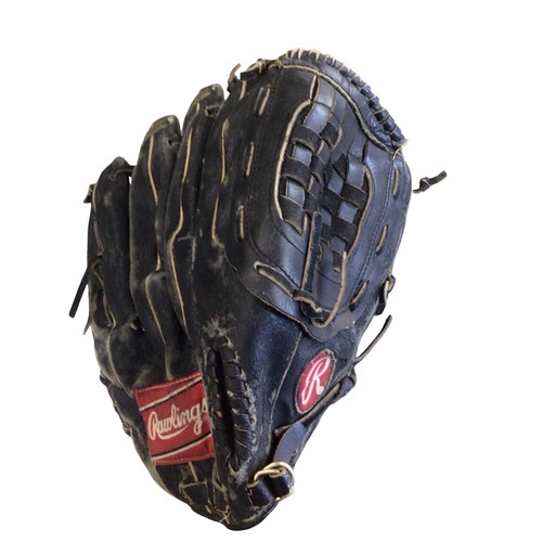 Vist Large View of Product Image Which is Used Rawlings RBG46B BB/SB Glove RH Throw Black 12 1/2"