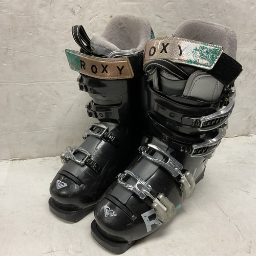 Vist Large View of Product Image Which is Used Roxy WMNS DH BOOTS Womens DH Ski Boot Black And Carolina Blue 255 MP - M07.5 - W08.5