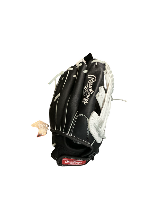 Vist Large View of Product Image Which is Used Rawlings SURECATCH BB/SB Glove RH Throw Black 11"