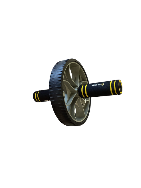 Vist Large View of Product Image Which is Used Exercise Ab Wheel Black