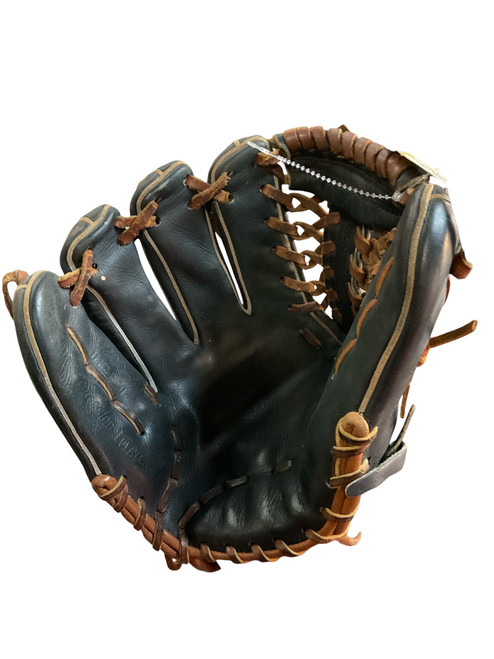 Vist Large View of Product Image Which is Used Rawlings HEART OF THE HIDE BB/SB Glove LH Throw Black 11 1/2"