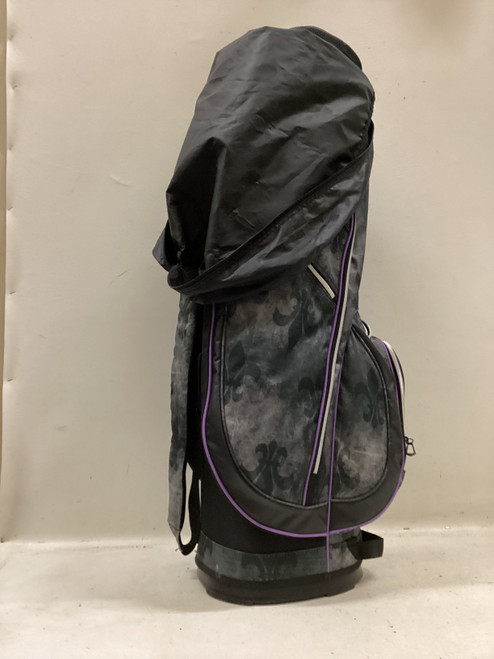 Vist Large View of Product Image Which is Used Ogio DUCHESS Womens Cart Bag Black And Purple