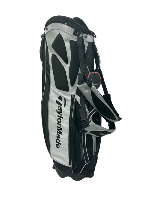 Vist Large View of Product Image Which is Used NEW Taylormade STAND BAG Mens Stand Bag Black And Grey