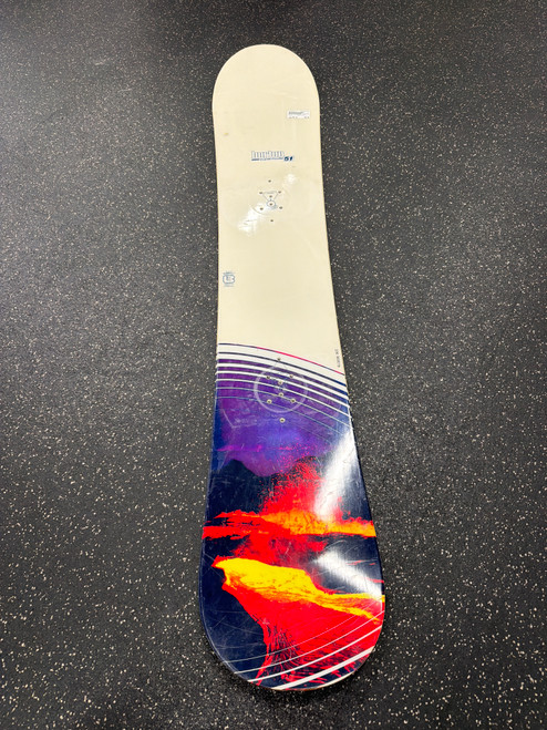 Vist Large View of Product Image Which is Used Burton SUPERMODEL 151 Mens Snowboard Only White 151 cm