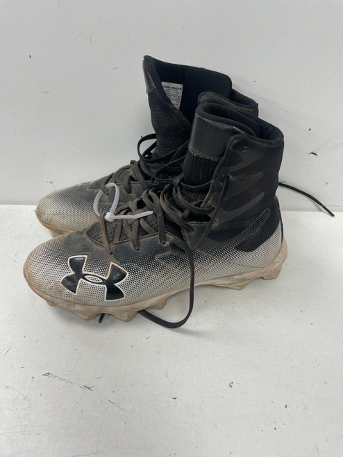 Vist Large View of Product Image Which is Used Under Armour LAX Cleats Mens Black Senior 6.5