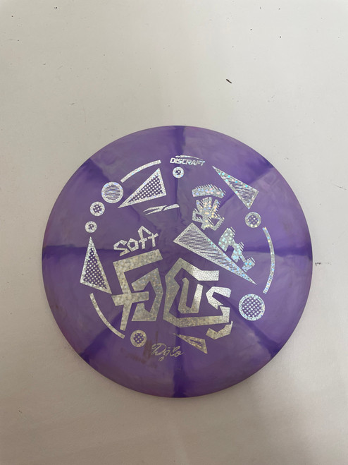 Vist Large View of Product Image Which is Used Discraft FOCUS Disc Golf Putter Purple