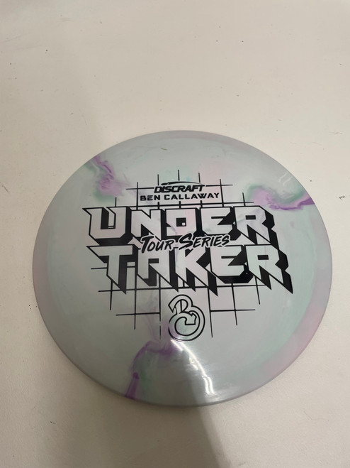 Vist Large View of Product Image Which is Used Discraft UNDERTAKER TOUR SERIES Disc Golf Driver White