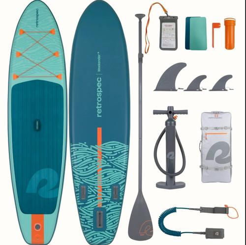 Vist Large View of Product Image Which is New RETROSPEC WEEKENDER 2.2 10'6" iSUP SEAFOAM TIDE stand up paddleboard