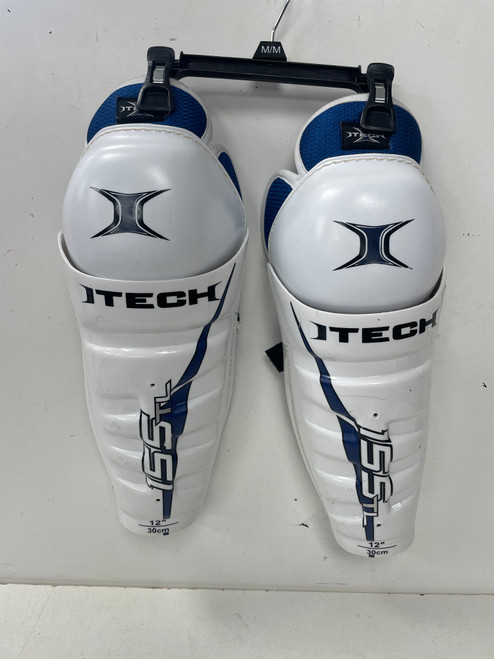 Vist Large View of Product Image Which is Used Itech 155TL Junior Shin Guards None 12"