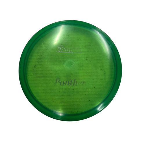 Vist Large View of Product Image Which is Used Innova CHAMPION PANTHER Disc Golf Mid Range Green