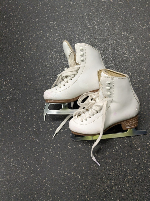 Vist Large View of Product Image Which is Used Jackson MYSTIQUE Girls Figure Skate White Youth 11.0
