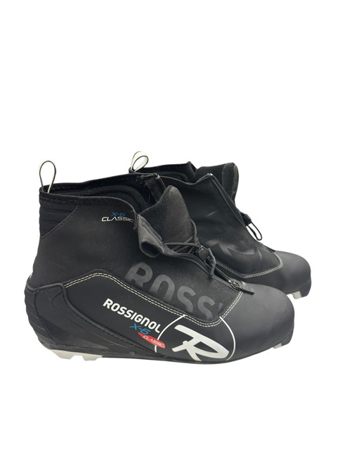 Vist Large View of Product Image Which is Used Rossignol X-6 Mens NNN XC Ski Boots Black M 09.5 / W 09.5-10