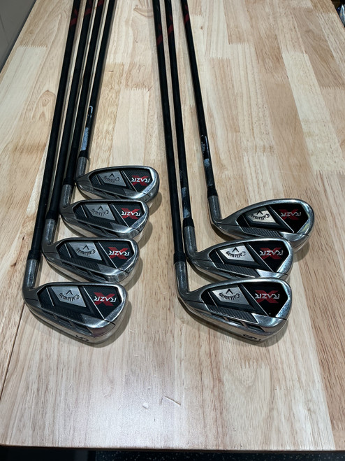 Vist Large View of Product Image Which is Used Callaway RAZR X Mens Iron Set RH 5I-SW