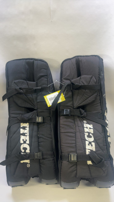 Vist Large View of Product Image Which is Used Itech PROFILE 900 Goalie Leg Pads Junior Black 28"