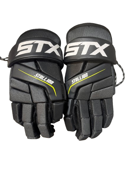 Vist Large View of Product Image Which is Used STX STX STALLION GLOVES Lacrosse Gloves Mens Black LG