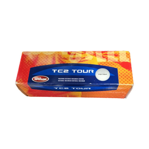 Vist Large View of Product Image Which is Used Wilson TC2 TOUR GOLF BALL 3 PACK 3 Ball - Golf Ball Sleeve
