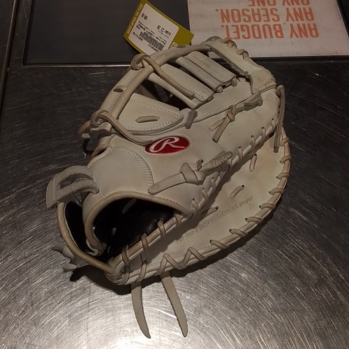 Vist Large View of Product Image Which is Used Rawlings LIBERTY ADVANCED BB/SB First Base LH Throw White 13"