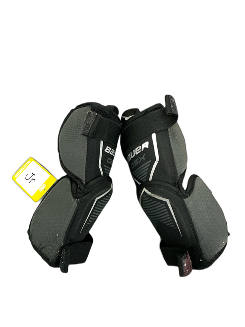 Vist Large View of Product Image Which is Used Bauer GOALIE JR KNEE PADS Goalie Accessory