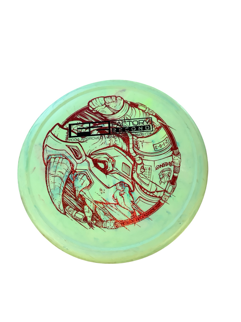 Vist Large View of Product Image Which is Used Innova RHYNO Disc Golf Putter Green