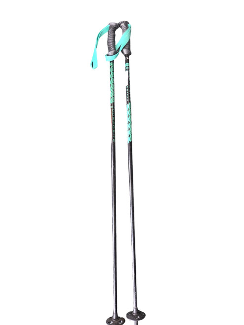 Vist Large View of Product Image Which is Used K2 COMPOSITE SKI POLES Boys DH Ski Pole Black 110 cm / 44 in