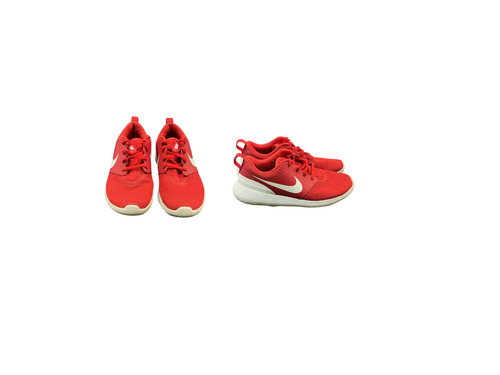 Vist Large View of Product Image Which is Used Nike Jr Golf Shoes Red Junior 05