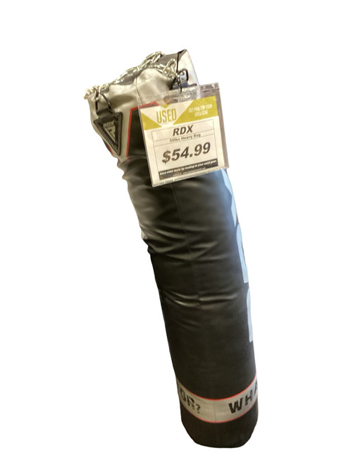 Vist Large View of Product Image Which is Used RDX 50 LBS PUNCHING BAG Boxing Heavy Bag Black 50 lb