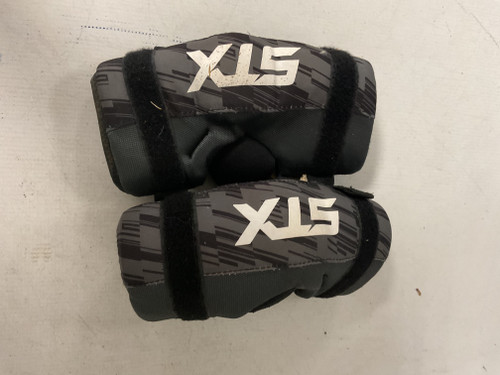 Vist Large View of Product Image Which is Used STX STALLION 75 Lacrosse Arm Pads/Guards Grey SM