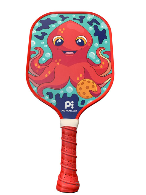 Vist Large View of Product Image Which is Used TAILWAG KIDS PICKLEBALL PADDLE Pickleball Racquet Red