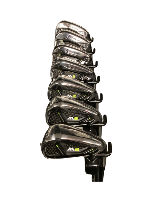 Vist Large View of Product Image Which is Used Taylormade M2 Mens Iron Set RH 4I-PW