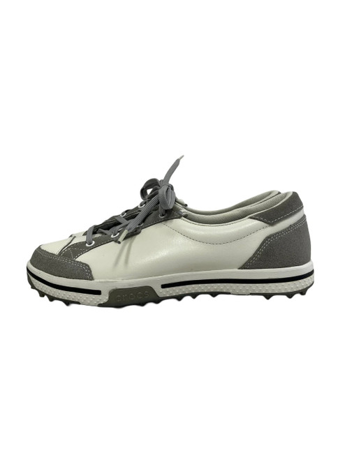 Vist Large View of Product Image Which is Used Crocs Brayden 2.0 Womens 6.5 Golf Shoes White 