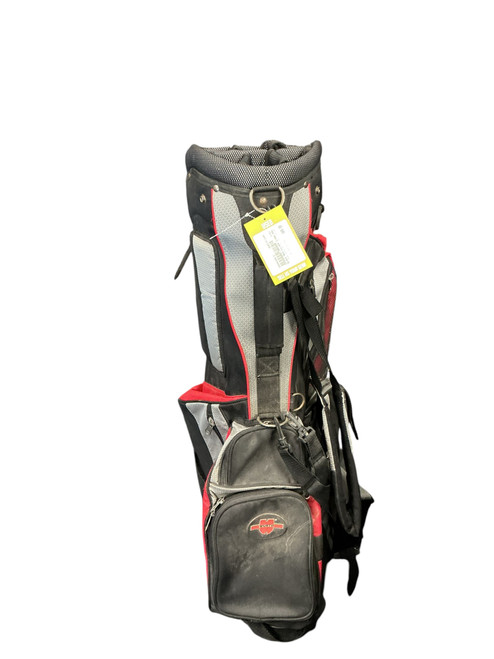 Vist Large View of Product Image Which is Used BLACK/RED/SILVER STAND BAG Mens Stand Bag White/Black/Red