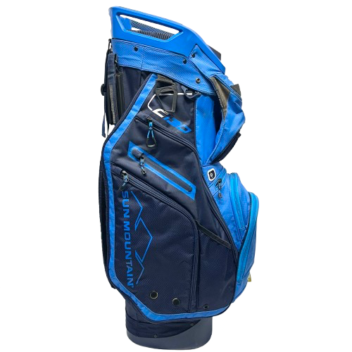 Vist Large View of Product Image Which is Used Sun Mtn C130 Mens Cart Bag Royal Blue