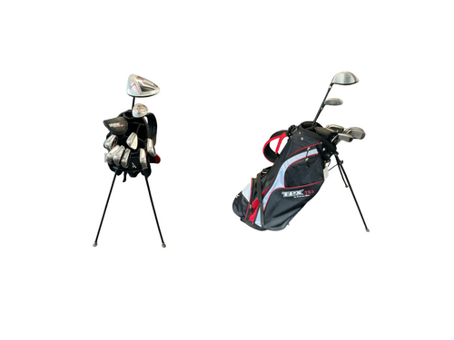 Vist Large View of Product Image Which is Used Powerbilt POWERBILT TPX TS2 GOLF CLUB SET Mens Package Set RH Black 10 Piece
