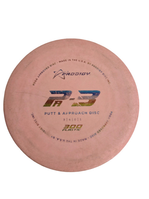 Vist Large View of Product Image Which is Used Prodigy Disc PA3 300 Disc Golf Putter Pink