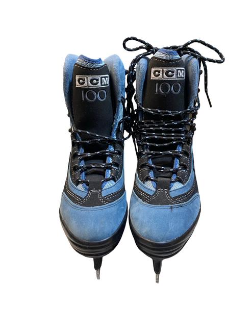 Vist Large View of Product Image Which is Used CCM 100 Senior Hockey Skate Senior 8