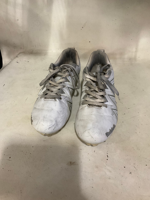Vist Large View of Product Image Which is Used Riddell Adult FB Cleats White Senior 9