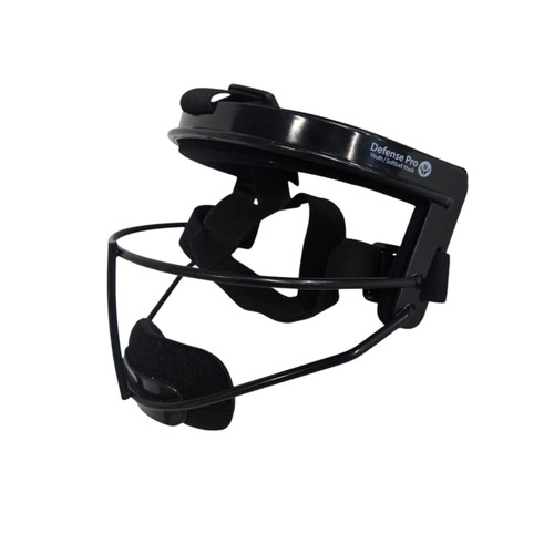 Vist Large View of Product Image Which is Used RIP-IT DEFENSE PRO BLACK BB/SB Fielders Mask Black One Size