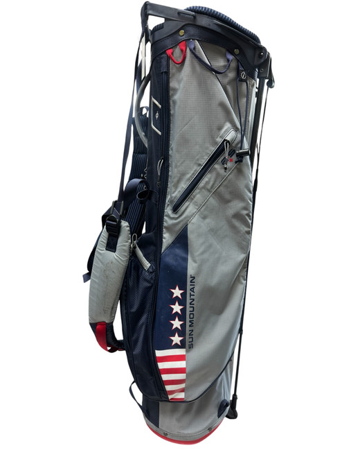 Vist Large View of Product Image Which is Used Sun Mountain 2.5+ Mens Stand Bag Grey