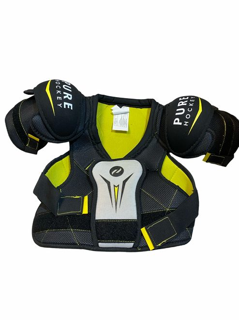 Vist Large View of Product Image Which is Used PURE HOCKEY Youth Shoulder Pads LG